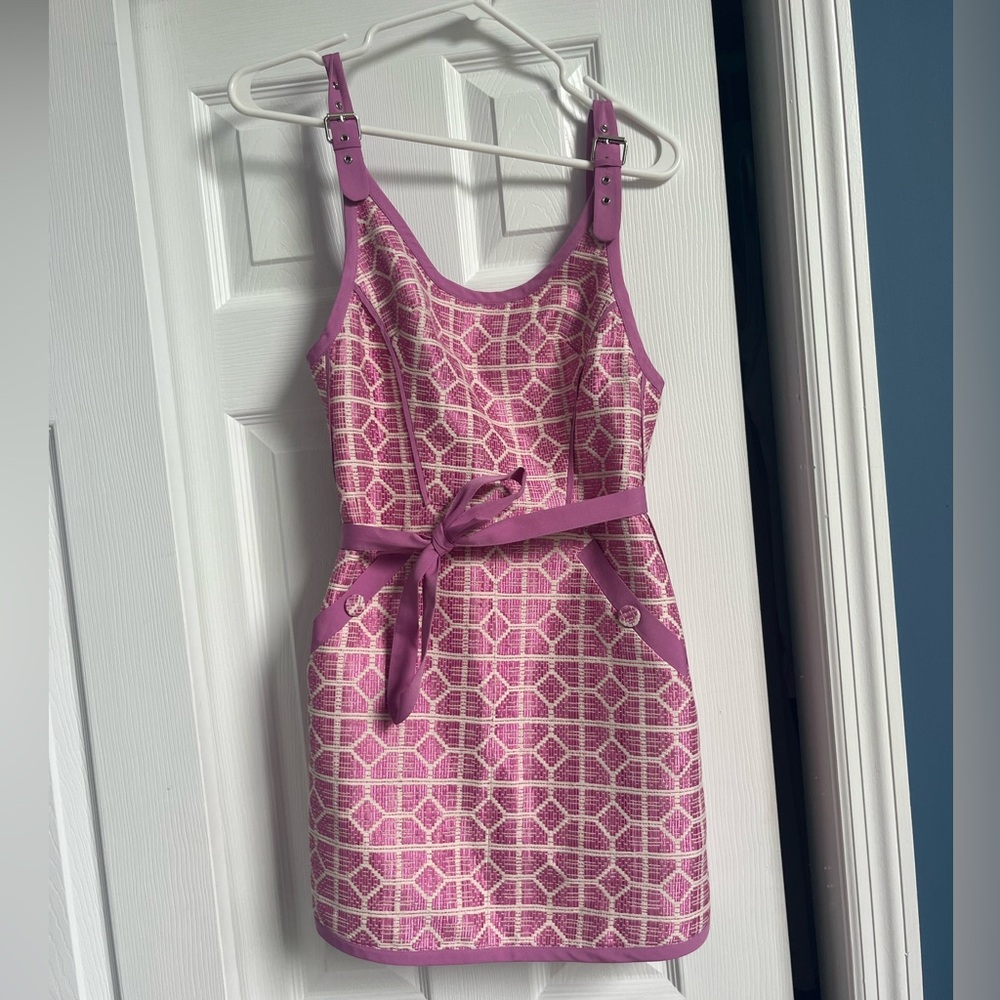 Alexis pink tie dress size XS